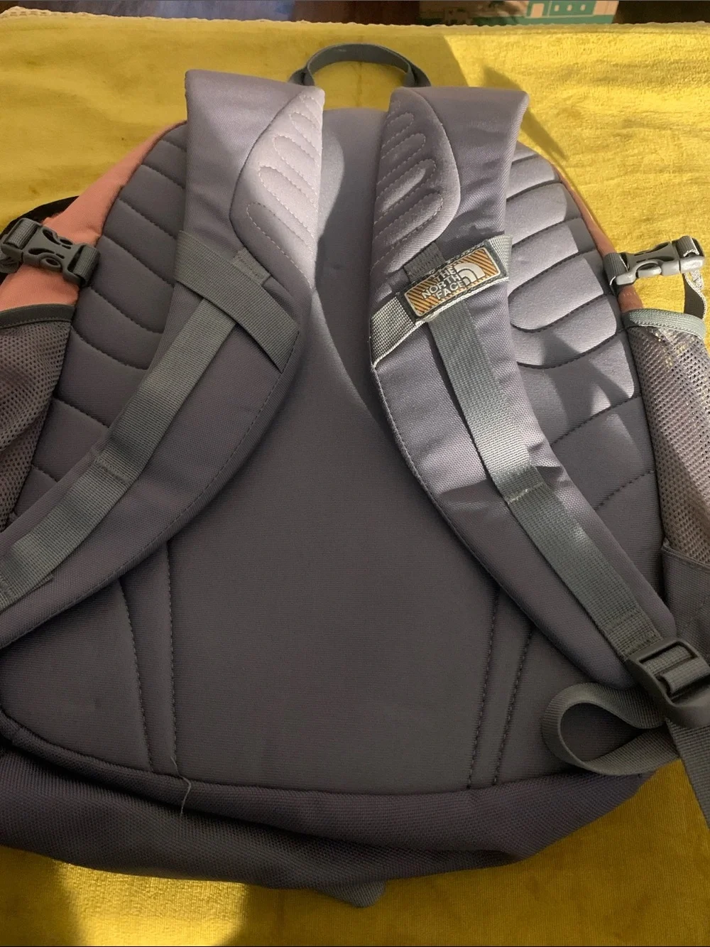 The North Face Wasatch Backpack in Pink, Red & Gray
